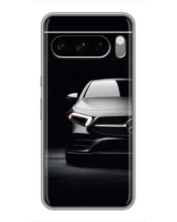Чохол для TECNO Pop X з картинкою «Світло фар Mercedes»