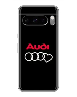 Чохол для TECNO Pop X з картинкою «Логотип Audi Heart»