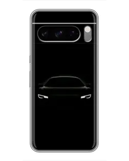 Чехол для TECNO Pop X с картинкой «Взгляд Audi в темноте»