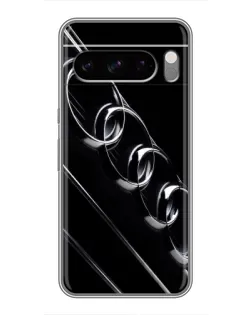 Чехол для TECNO Pop X с картинкой «Audi — абстрактные кольца»
