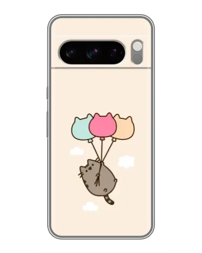 Чехол для TECNO Pop X с картинкой «Пушин на шариках»