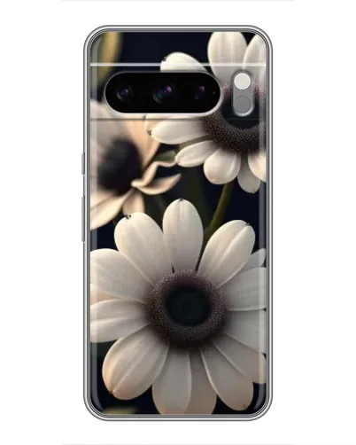 Чехол для TECNO Pop X с картинкой «Белые маргаритки макро» Чехол для TECNO Pop X с картинкой «Белые маргаритки макро»