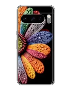 Чехол для TECNO Pop X с картинкой «Радужный цветок»