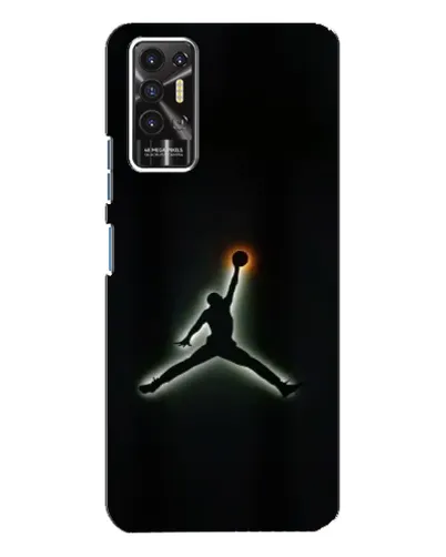 Чохол для TECNO Pova 2 (LE7n) з картинкою «Jordan Gradient Logo»