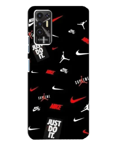 Чохол для TECNO Pova 2 (LE7n) з картинкою «Nike Mix Pattern»