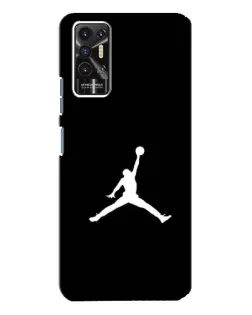 Чохол для TECNO Pova 2 (LE7n) з картинкою «Jordan Silhouette»