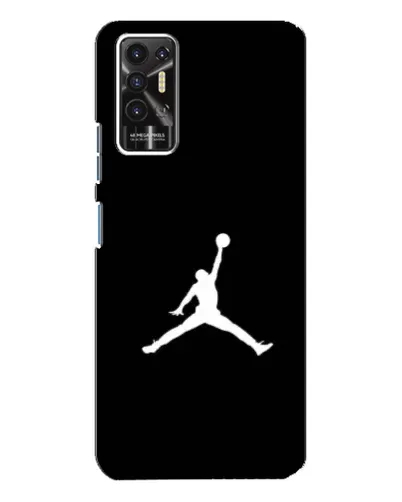 Чохол для TECNO Pova 2 (LE7n) з картинкою «Jordan Silhouette»