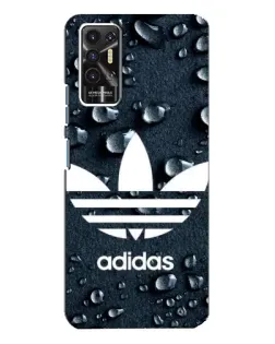 Чохол для TECNO Pova 2 (LE7n) з картинкою «Adidas Trefoil Blue»