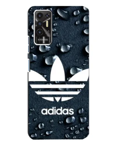 Чохол для TECNO Pova 2 (LE7n) з картинкою «Adidas Trefoil Blue»