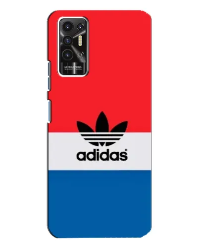 Чохол для TECNO Pova 2 (LE7n) з картинкою «Ретро блоки Adidas»