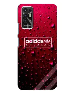 Чохол для TECNO Pova 2 (LE7n) з картинкою «Adidas Gold Marble»