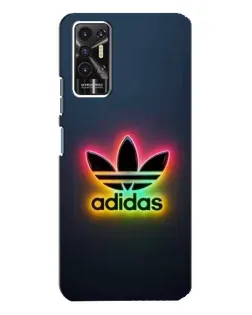 Чохол для TECNO Pova 2 (LE7n) з картинкою «Неоновий Adidas»