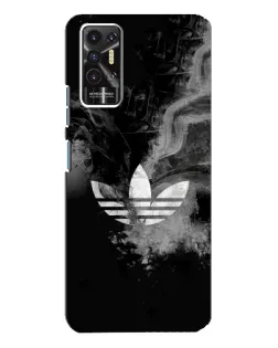 Чохол для TECNO Pova 2 (LE7n) з картинкою «Абстрактний дим Adidas»