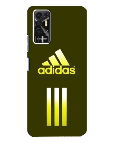Чохол для TECNO Pova 2 (LE7n) з картинкою «Оливковий градієнт Adidas»