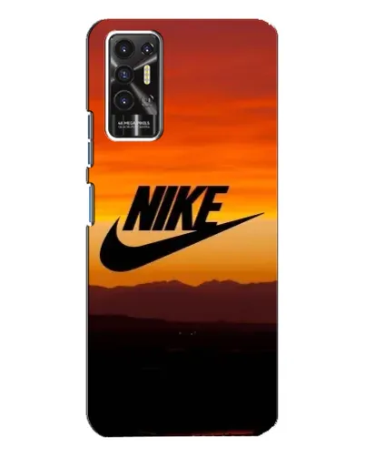 Чехол для TECNO Pova 2 (LE7n) с картинкой «Nike — вечерний горизонт»