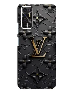 Чохол для TECNO Pova 2 (LE7n) з картинкою «Шкіряна текстура LV»