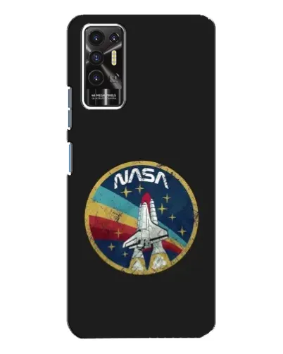 Чехол для TECNO Pova 2 (LE7n) с картинкой «NASA — эмблема миссии» Чехол для TECNO Pova 2 (LE7n) с картинкой «NASA — эмблема миссии»