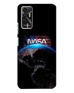 Чехол для TECNO Pova 2 (LE7n) с картинкой «Земля из космоса NASA»