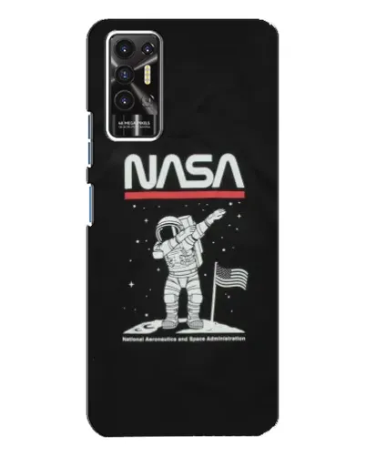 Чехол для TECNO Pova 2 (LE7n) с картинкой «NASA — шагаем по Луне» Чехол для TECNO Pova 2 (LE7n) с картинкой «NASA — шагаем по Луне»
