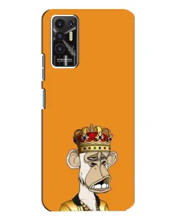 Чохол для TECNO Pova 2 (LE7n) з картинкою «Золота мавпа Bored Ape»