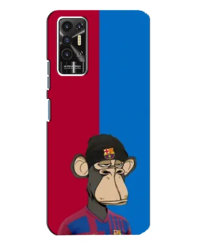 Чохол для TECNO Pova 2 (LE7n) з картинкою «Bored Ape — фанат Барси» Чохол для TECNO Pova 2 (LE7n) з картинкою «Bored Ape — фанат Барси»