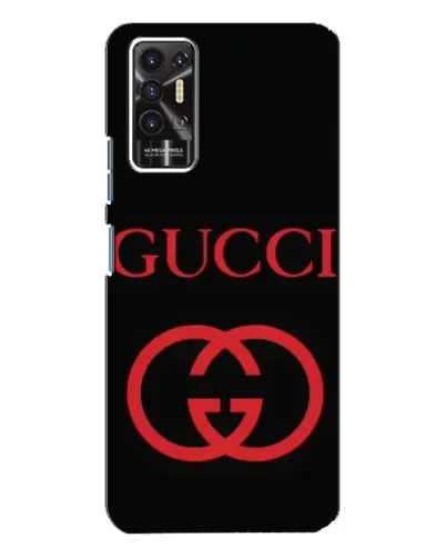 Чехол для TECNO Pova 2 (LE7n) с картинкой «Gucci — красный логотип» Чехол для TECNO Pova 2 (LE7n) с картинкой «Gucci — красный логотип»