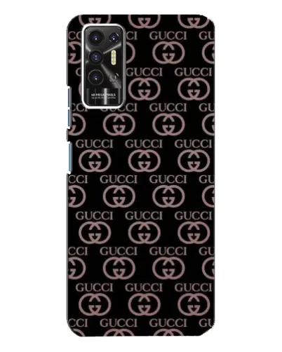Чехол для TECNO Pova 2 (LE7n) с картинкой «Классическая монограмма Gucci» Чехол для TECNO Pova 2 (LE7n) с картинкой «Классическая монограмма Gucci»