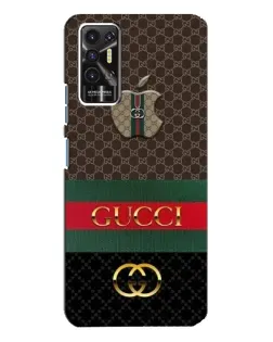 Чехол для TECNO Pova 2 (LE7n) с картинкой «Gucci — брендированный десерт»