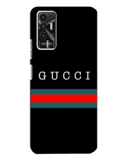 Чехол для TECNO Pova 2 (LE7n) с картинкой «Gucci — красный пояс»