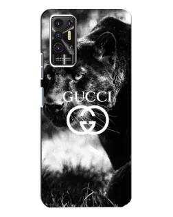 Чехол для TECNO Pova 2 (LE7n) с картинкой «Gucci — дикая природа»