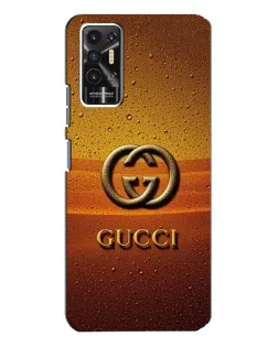 Чехол для TECNO Pova 2 (LE7n) с картинкой «Gucci — солнечный градиент»
