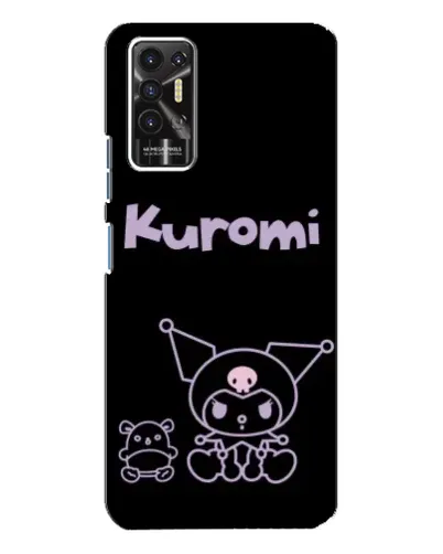Чохол для TECNO Pova 2 (LE7n) з картинкою «Kuromi — чорний мінімалізм» Чохол для TECNO Pova 2 (LE7n) з картинкою «Kuromi — чорний мінімалізм»