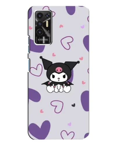 Чохол для TECNO Pova 2 (LE7n) з картинкою «Kuromi та лавандові серця» Чохол для TECNO Pova 2 (LE7n) з картинкою «Kuromi та лавандові серця»