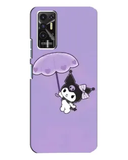 Чохол для TECNO Pova 2 (LE7n) з картинкою «Kuromi з парасолькою»
