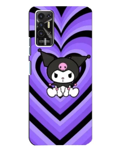 Чохол для TECNO Pova 2 (LE7n) з картинкою «Kuromi та фіолетові серця» Чохол для TECNO Pova 2 (LE7n) з картинкою «Kuromi та фіолетові серця»