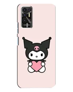 Чохол для TECNO Pova 2 (LE7n) з картинкою «Kuromi та серце»