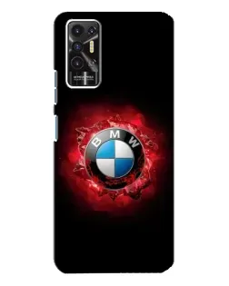 Чохол для TECNO Pova 2 (LE7n) з картинкою «Логотип BMW — спалах»