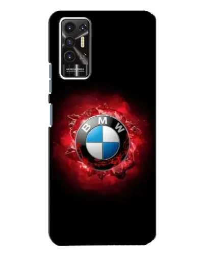 Чохол для TECNO Pova 2 (LE7n) з картинкою «Логотип BMW — спалах»