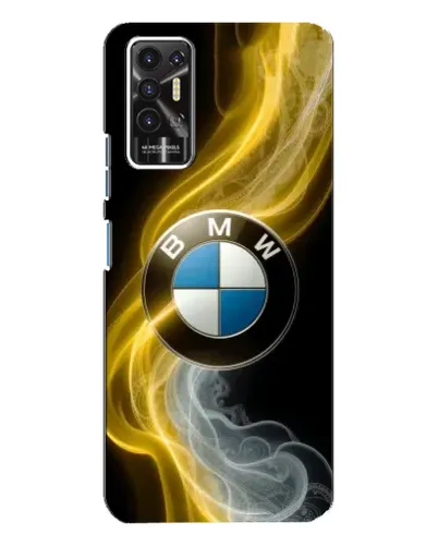 Чохол для TECNO Pova 2 (LE7n) з картинкою «Золотистий дим BMW»