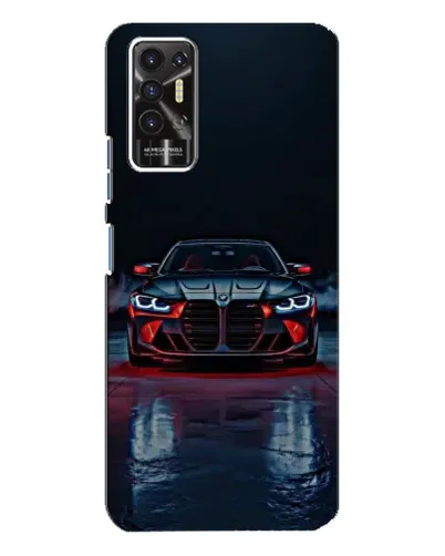Чохол для TECNO Pova 2 (LE7n) з картинкою «BMW на мокрій дорозі»