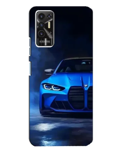 Чохол для TECNO Pova 2 (LE7n) з картинкою «Блакитна BMW M4»