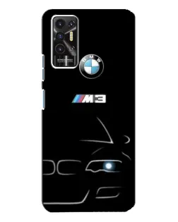 Чохол для TECNO Pova 2 (LE7n) з картинкою «Мінімалістичний принт BMW M3»