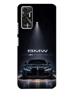 Чохол для TECNO Pova 2 (LE7n) з картинкою «BMW крізь нічне місто»