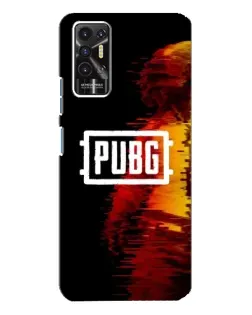 Чохол для TECNO Pova 2 (LE7n) з картинкою «Яскравий логотип PUBG»