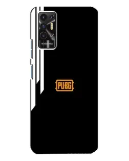 Чохол для TECNO Pova 2 (LE7n) з картинкою «PUBG — вертикальні лінії»
