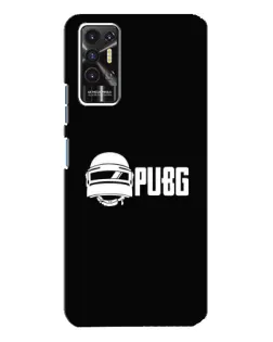 Чохол для TECNO Pova 2 (LE7n) з картинкою «PUBG — класичний лого»