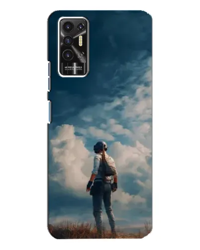 Чохол для TECNO Pova 2 (LE7n) з картинкою «Герой PUBG на скелі» Чохол для TECNO Pova 2 (LE7n) з картинкою «Герой PUBG на скелі»