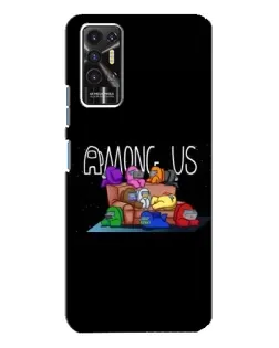Чохол для TECNO Pova 2 (LE7n) з картинкою «Логотип Among Us»