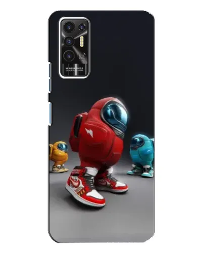 Чохол для TECNO Pova 2 (LE7n) з картинкою «Among Us — 3D стиль»