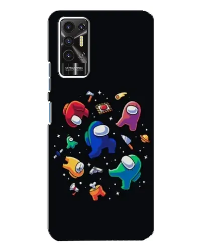 Чохол для TECNO Pova 2 (LE7n) з картинкою «Among Us космос»